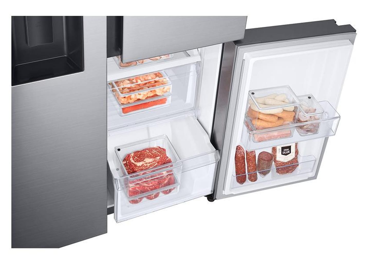 Geladeira/Refrigerador Samsung Degelo Automático - Side by Side 602L RS65R