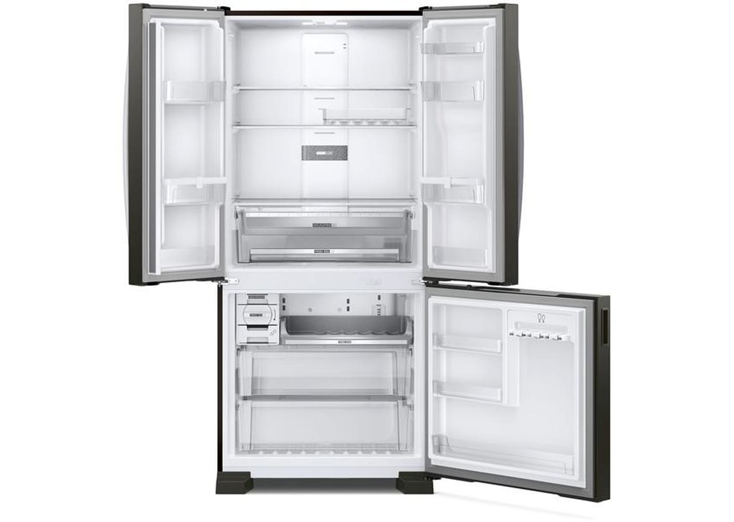 Geladeira/Refrigerador Brastemp Frost Free Side by Side Preta 554L BRO85AE