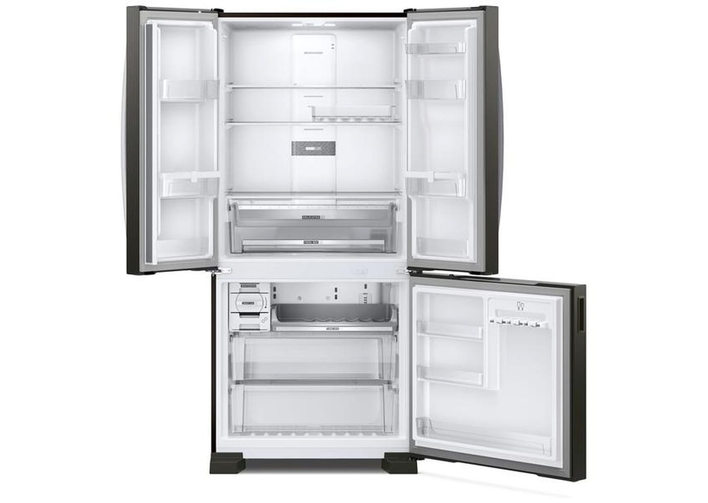 Geladeira/Refrigerador Brastemp Frost Free Side by Side Preta 554L BRO85AE