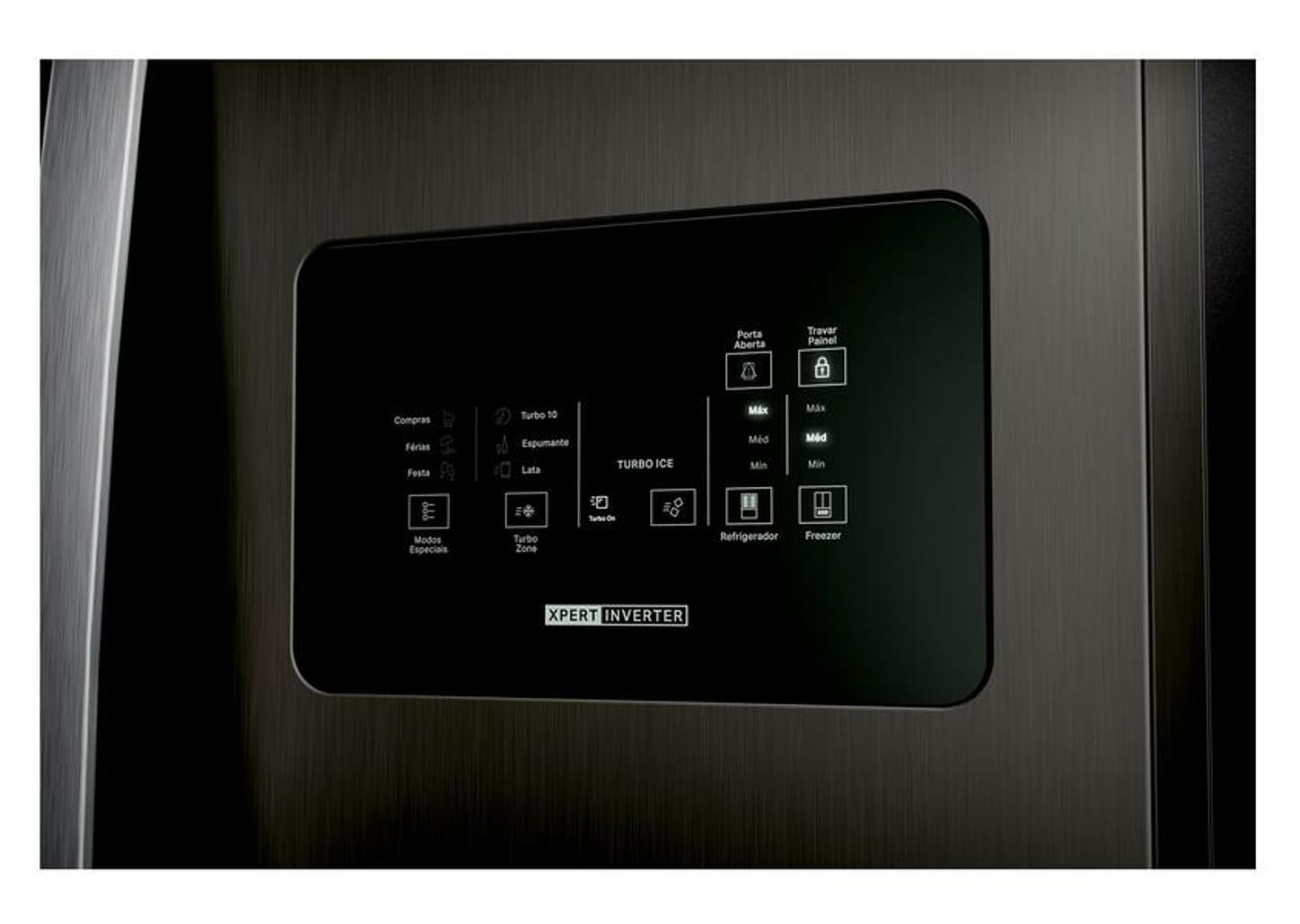 Geladeira/Refrigerador Brastemp Frost Free Side by Side Preta 554L BRO85AE