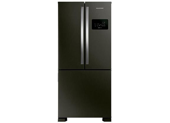 Geladeira/Refrigerador Brastemp Frost Free Side by Side Preta 554L BRO85AE
