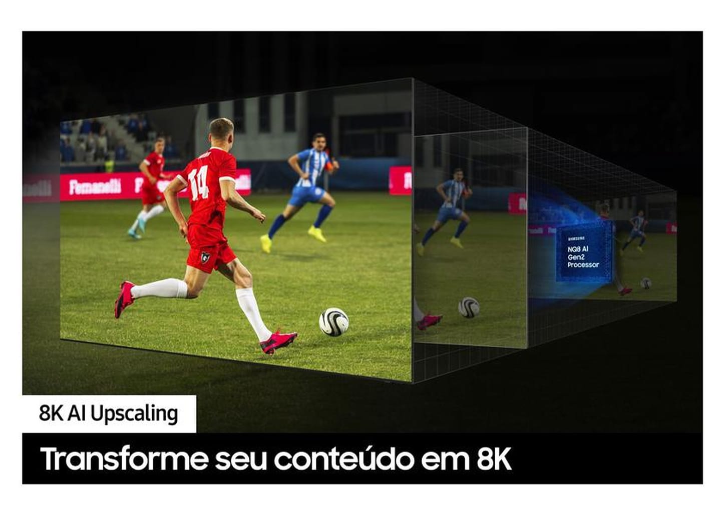 Smart TV 65" 8K Neo QLED Samsung QN65QN800 VA 120Hz Wi-Fi Alexa 4 HDMI 3USB