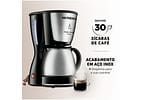 Cafeteira Elétrica Mondial Dolce Arome Jarra Inox 30 Cafés Preta