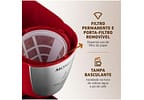 Cafeteira Elétrica Mondial Dolce Arome 18 Cafés - Vermelha