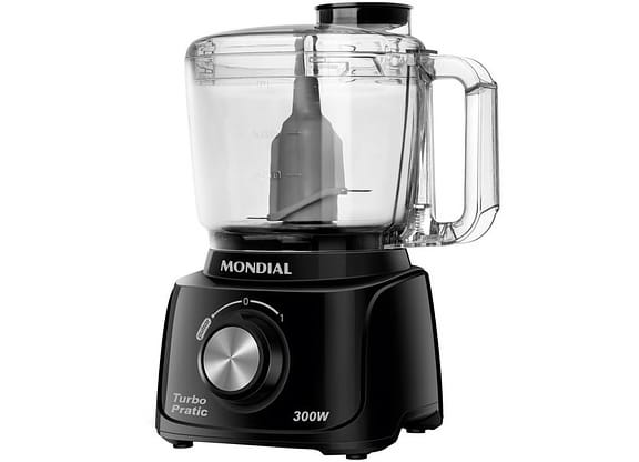 Mini Processador de Alimentos Mondial Preto 300W