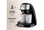 Cafeteira Elétrica Mondial C-42-2X-BI 2 Cafés Preta