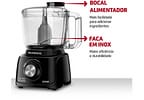 Mini Processador de Alimentos Mondial Preto 300W