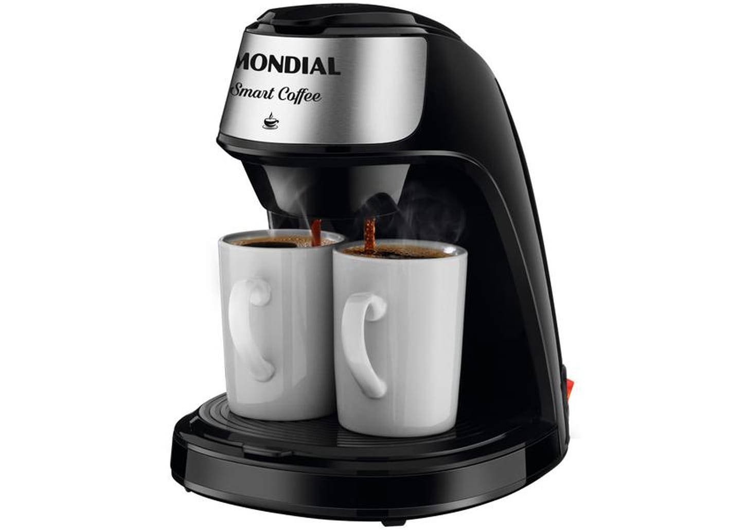 Cafeteira Elétrica Mondial C-42-2X-BI 2 Cafés Preta