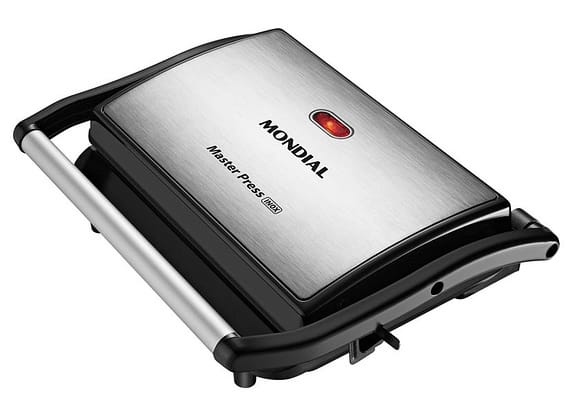 Grill Mondial PG-01 Master Press 2 em 1 Retangular 1000W Antiaderente