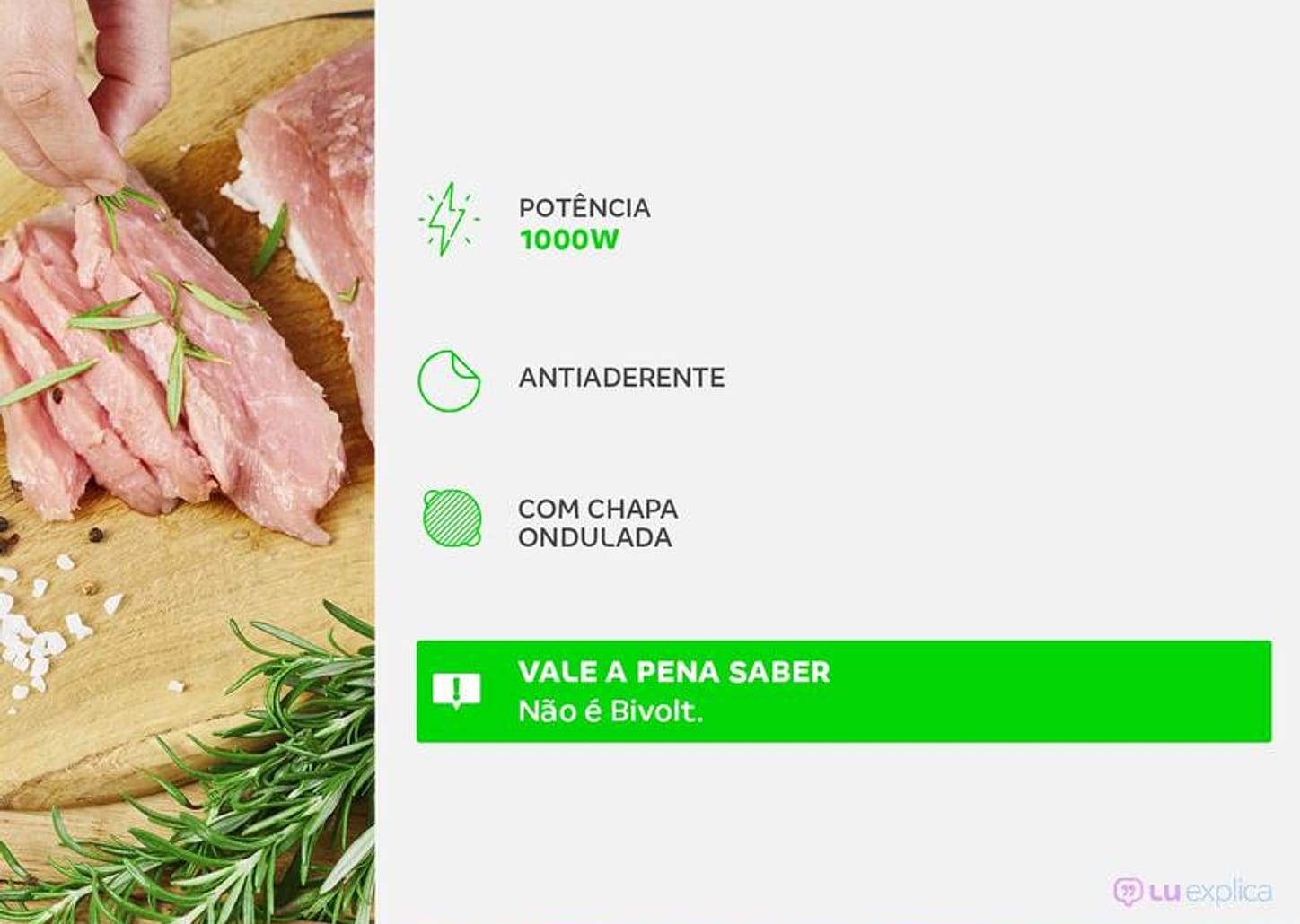 Grill Mondial PG-01 Master Press 2 em 1 Retangular 1000W Antiaderente