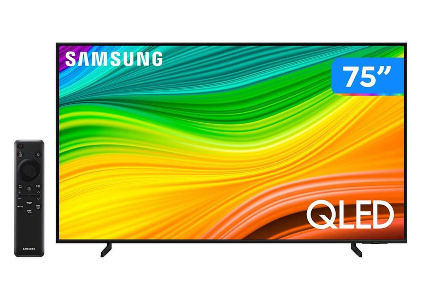 Smart TV 75" 4K UHD QLED SAMSUNG 75Q60DA Wi-Fi - Bluetooth Alexa 3 HDMI 2 USB