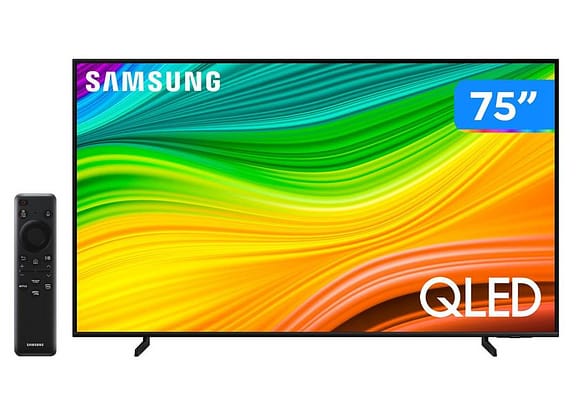 Smart TV 75" 4K UHD QLED SAMSUNG 75Q60DA Wi-Fi - Bluetooth Alexa 3 HDMI 2 USB