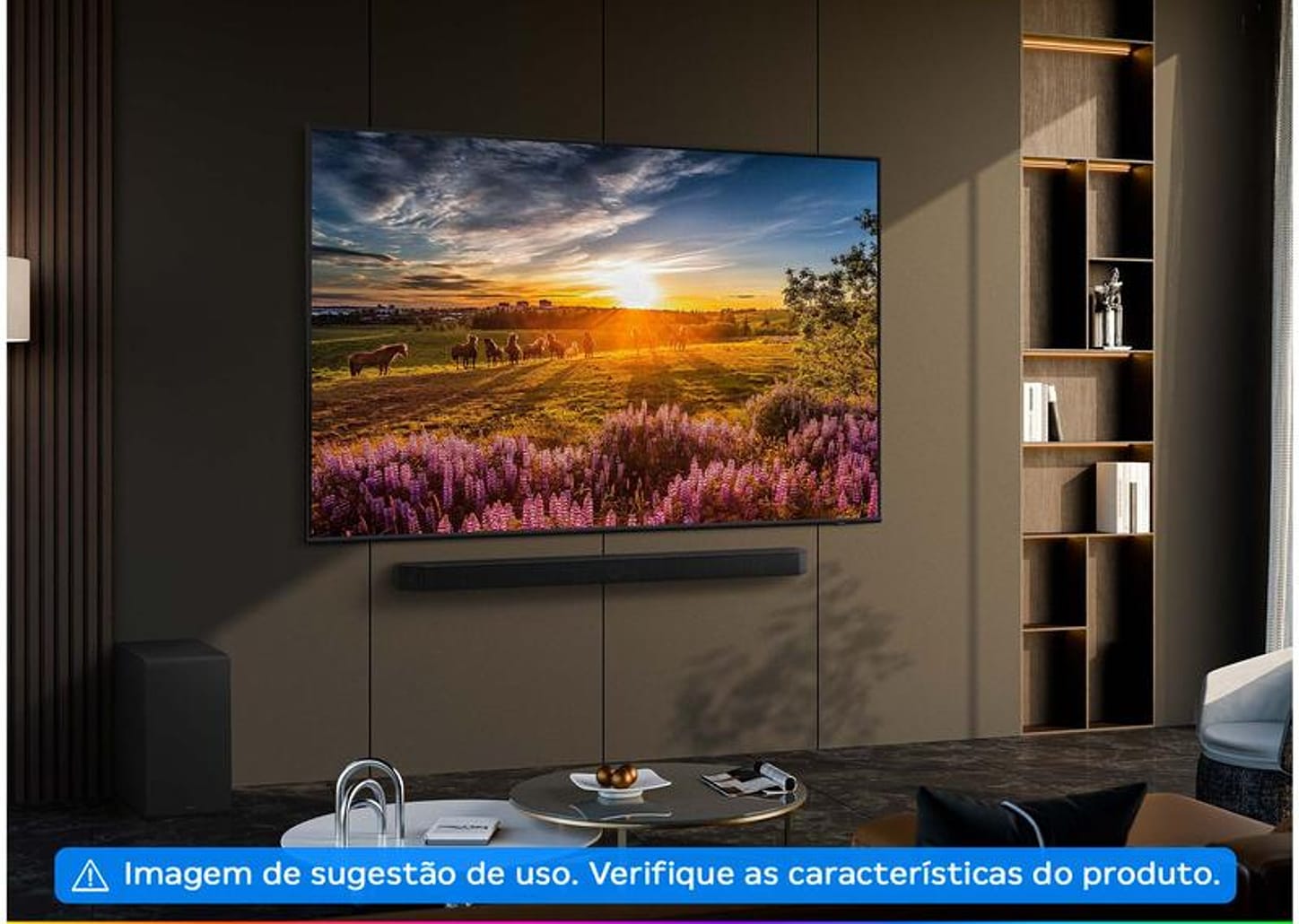 Smart TV 75" 4K UHD QLED SAMSUNG 75Q60DA Wi-Fi - Bluetooth Alexa 3 HDMI 2 USB