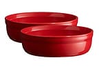 Conjunto de Ramequins 250ml Vermelho - Emile Henry 33091034 2 Peças