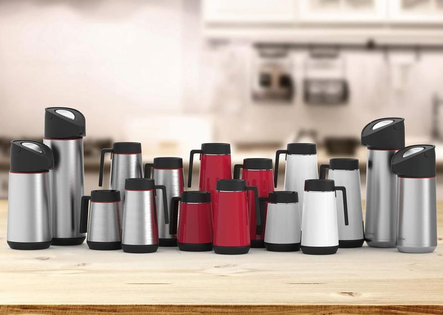 Bule Térmico 750ml Vermelho Tramontina - Exata 61645/076