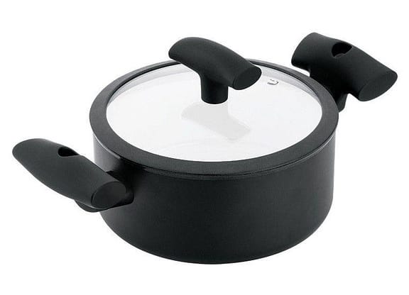 Caçarola Hércules Antiaderente com Tampa Preta 2L PA300-C18PR