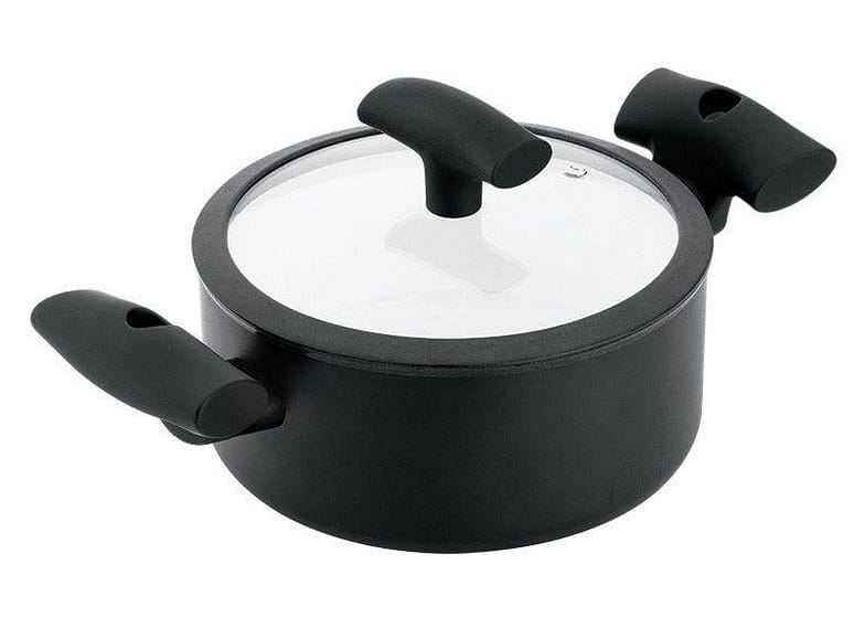 Caçarola Hércules Antiaderente com Tampa Preta 2L PA300-C18PR