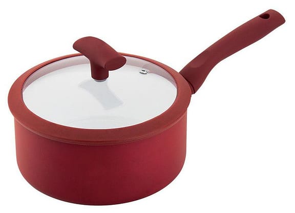 Panela Hércules Antiaderente de Alumínio Vermelha 20cm 2,5L Soft Touch PA300-P20VM