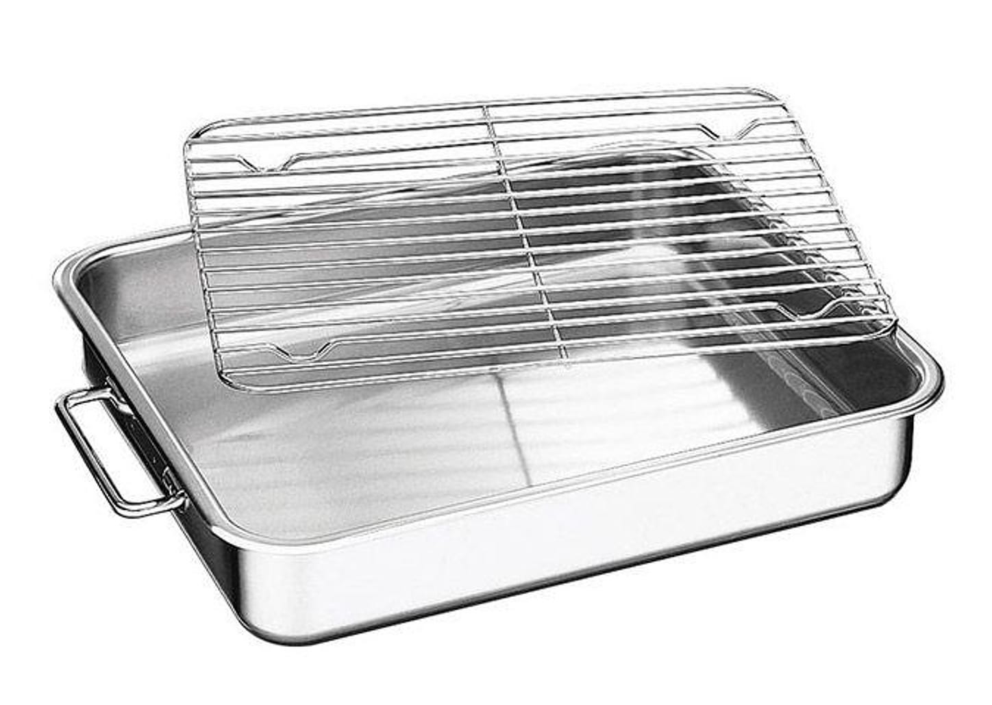 Assadeira Tramontina Retangular de Aço - Service 61409/380