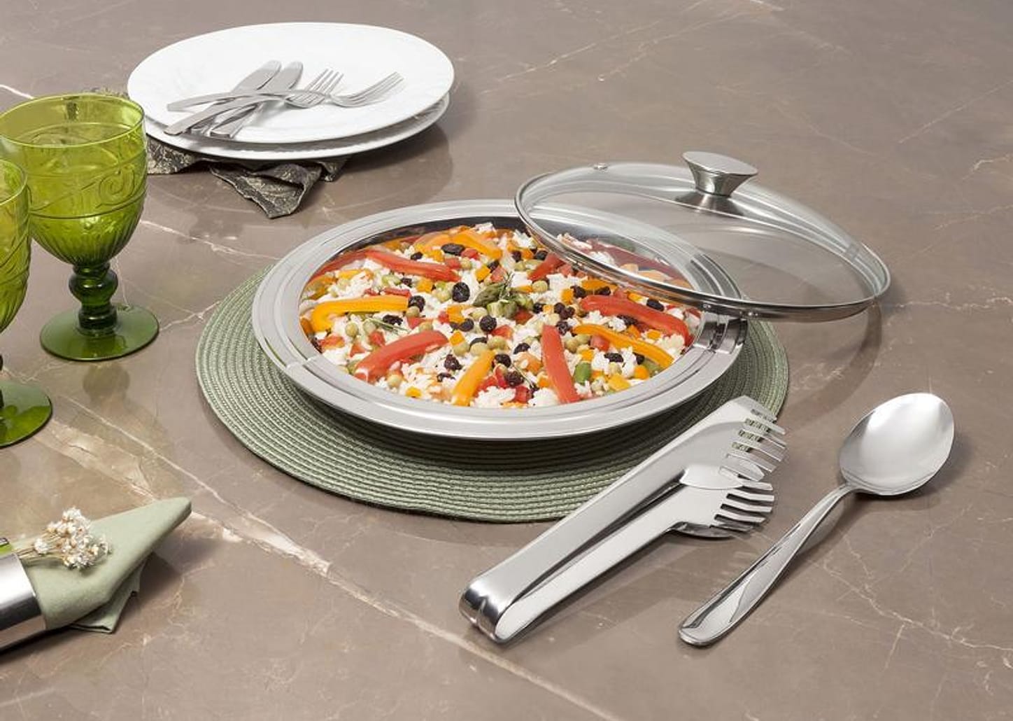 Kit para Arroz e Massa em Inox 3 Peças - Tramontina Ciclo 64510264