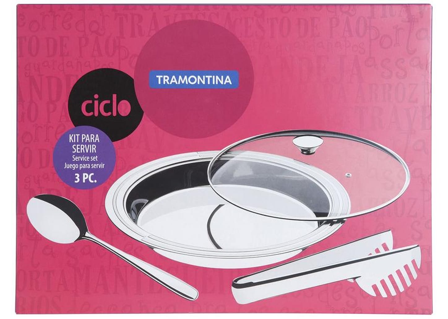 Kit para Arroz e Massa em Inox 3 Peças - Tramontina Ciclo 64510264