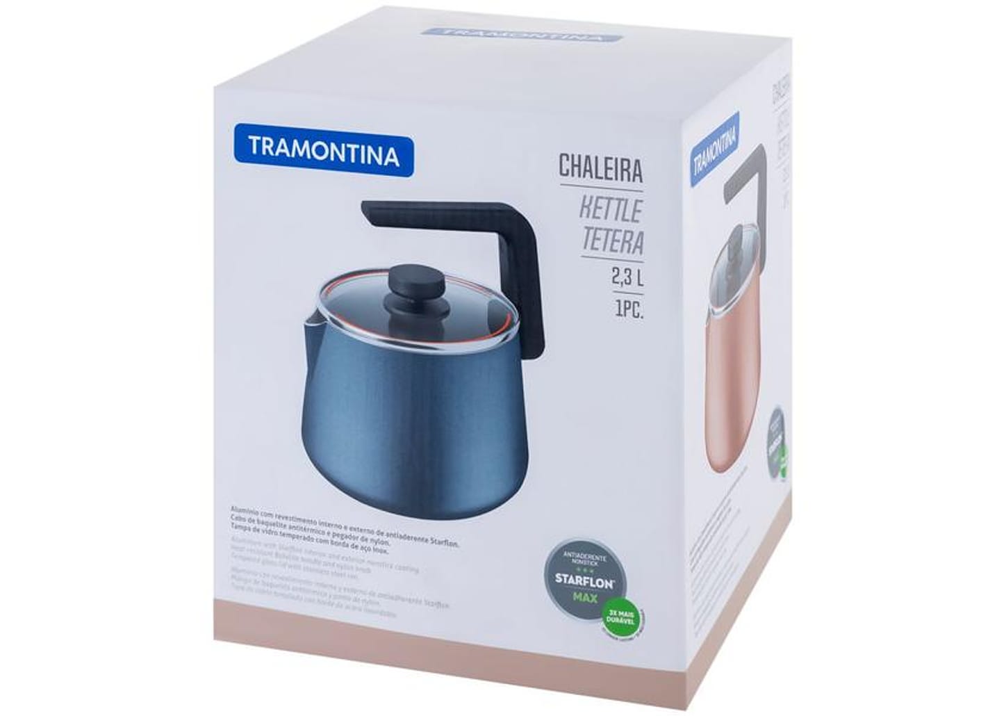 Chaleira Tramontina Cinza 2,3L Paris