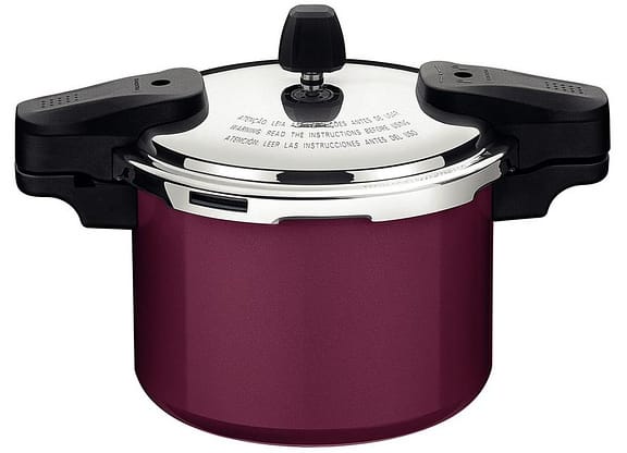 Panela de Pressão Tramontina 4,5L - Vermelho Framboesa Torino
