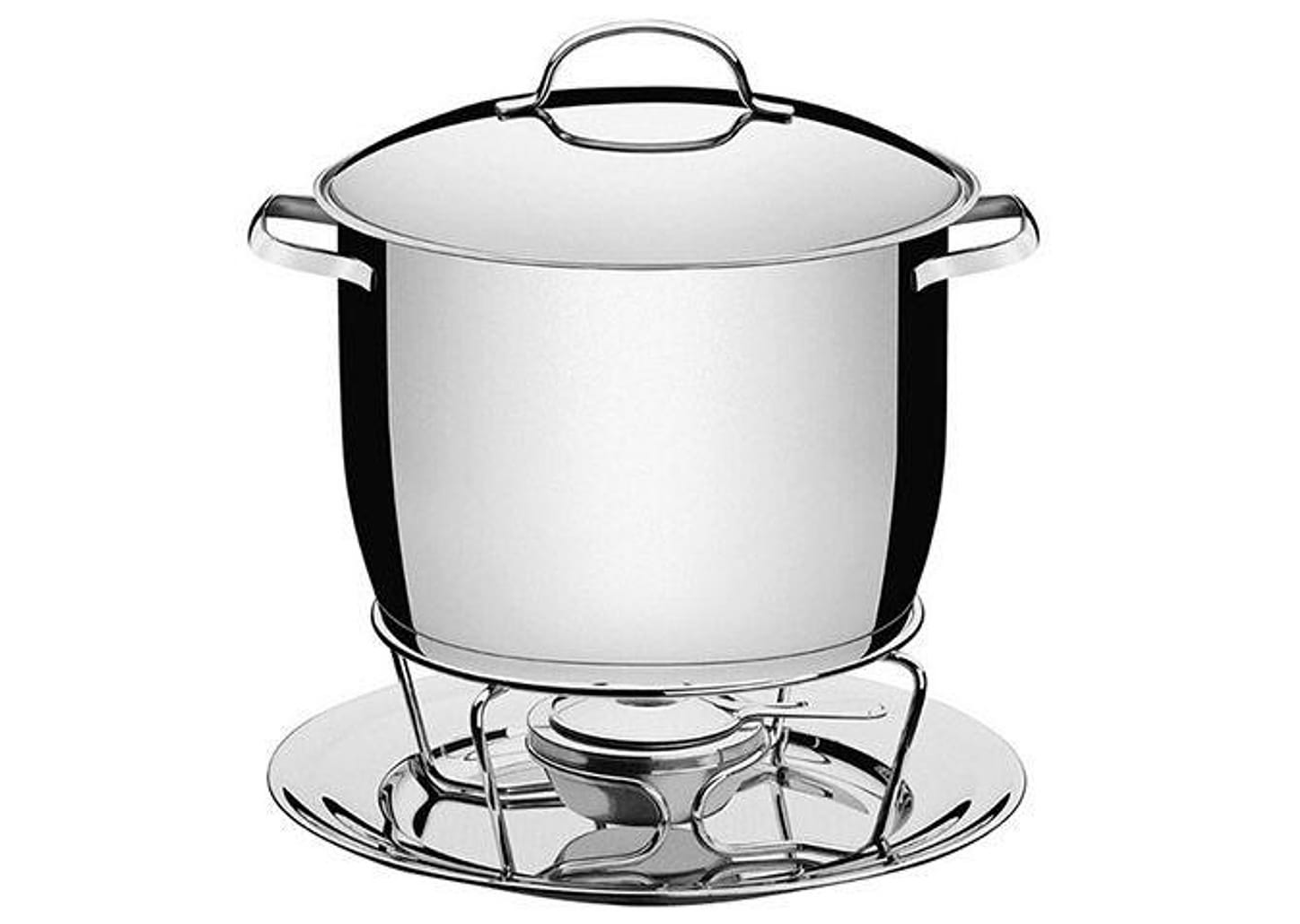 Rechaud Inox Tramontina Cilíndrico 7,4L 4 Peças 65650/680