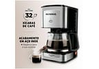 Cafeteira Elétrica Mondial Dolce Arome Timer 32 Cafés Preta