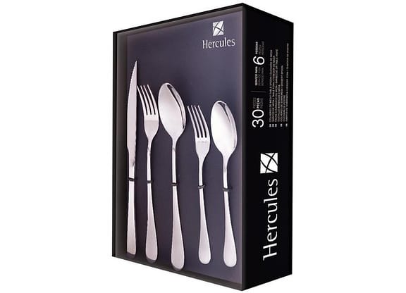 Faqueiro Hércules Inox 30 Peças Eclipse 1505-030CP