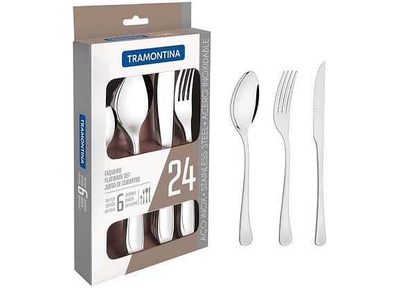 Faqueiro Tramontina Havana Inox 24 Peças