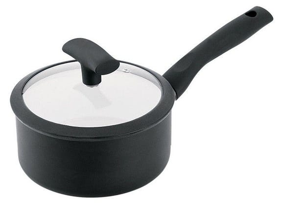 Panela Hércules Antiaderente de Alumínio Preta 16cm 1,5L Soft Touch PA300-P16PR