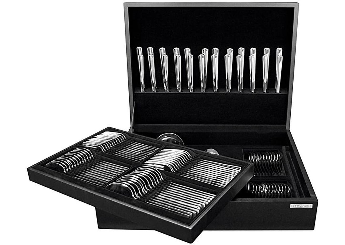 Faqueiro Tramontina Inox Zurique 66986214 101 Peças com Estojo