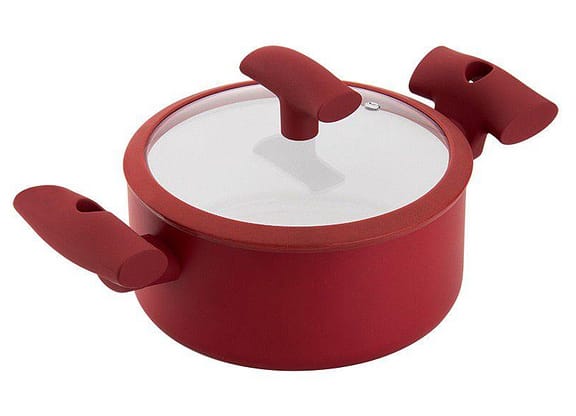 Caçarola Hércules Antiaderente com Tampa Vermelha 1,8L PA300-C18VM