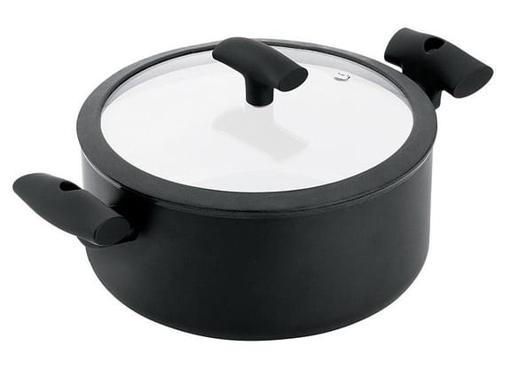 Caçarola Hercules Antiaderente Preto 5L 24cm - Soft Touch PA300-C24PR