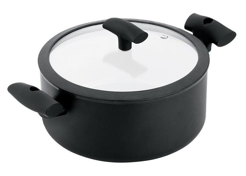 Caçarola Hercules Antiaderente Preto 5L 24cm - Soft Touch PA300-C24PR