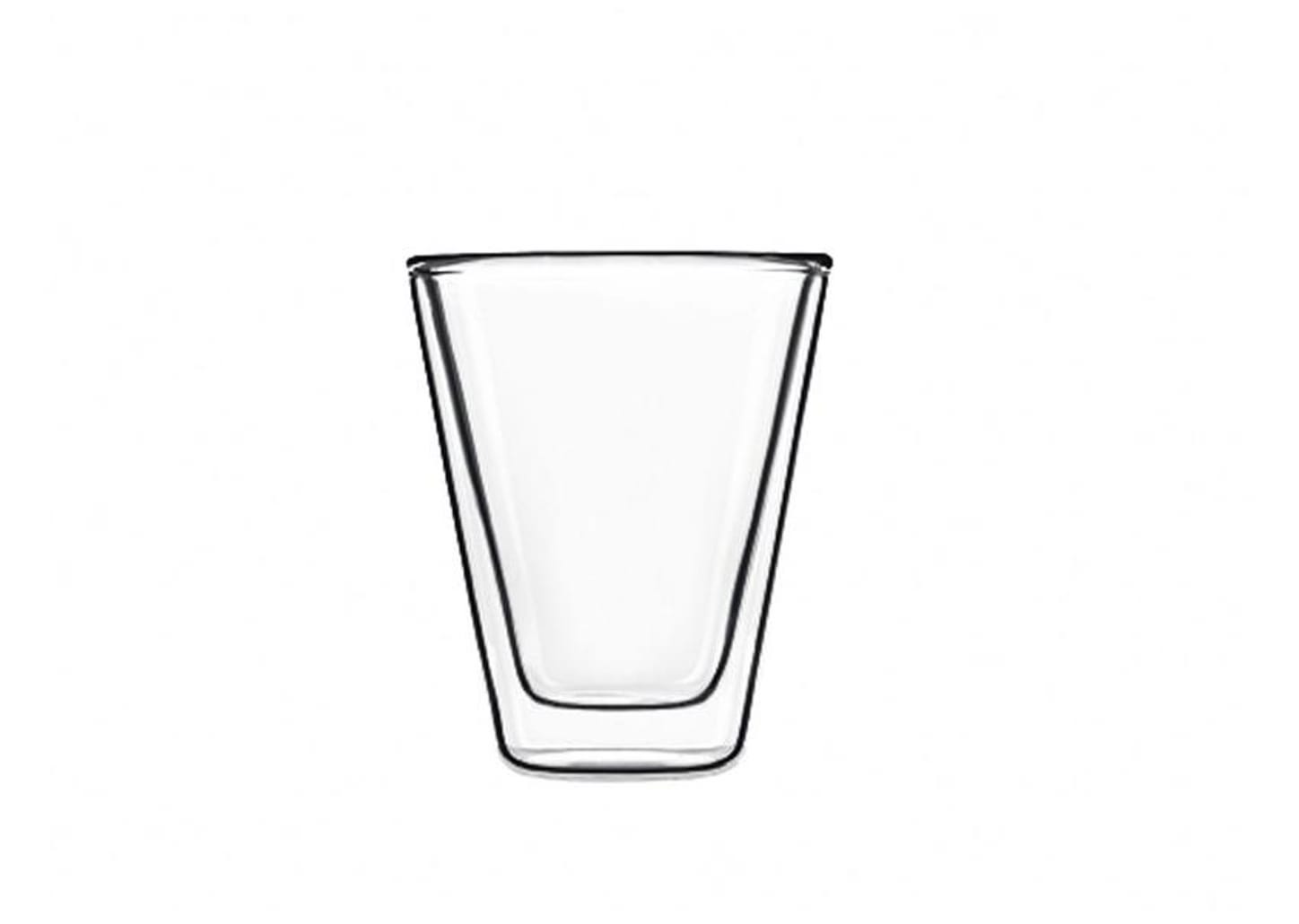 Jogo de Copos de Vidro 85ml 2 Peças - Luigi Bormioli Caffeino