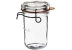 Pote de Vidro Hermético Luigi Bormioli com Tampa Cilíndrico 350ml Lock Eat