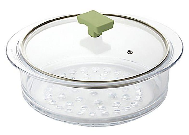 Cozi Vapore Ghidini Vidro 20cm Transparente com Tampa Vera