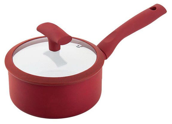 Panela Hércules Antiaderente de Alumínio Vermelha 16cm 1,5L Soft Touch PA300-P16VM