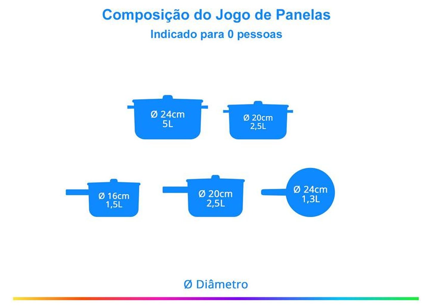 Jogo de Panelas Hercules Antiaderente Cerâmico de Alumínio Marrom 5 Peças Soft Touch PA300-5PMA