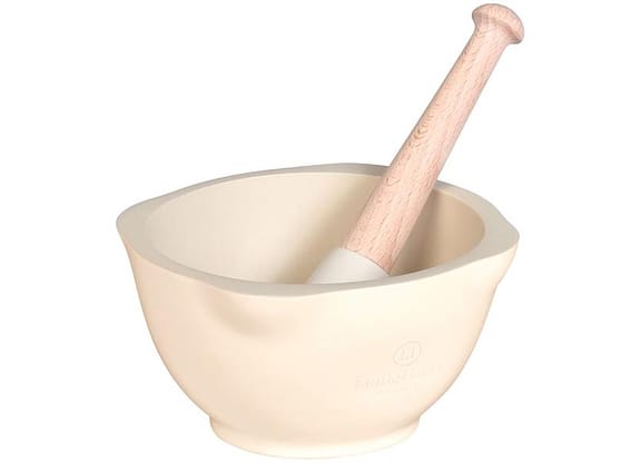 Pilão e Mortar de Madeira e Cerâmica Emile Henry 33803002