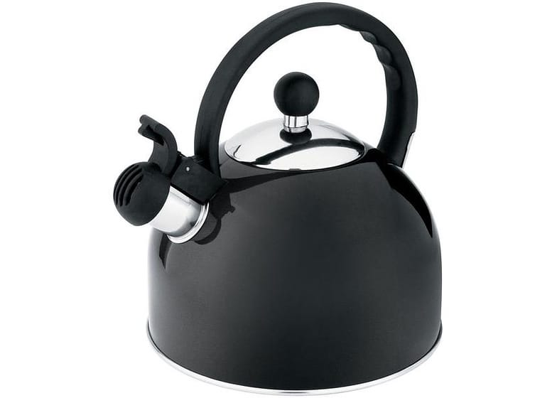 Chaleira Hércules Inox com Apito Preta 1750ml - CH25-PS