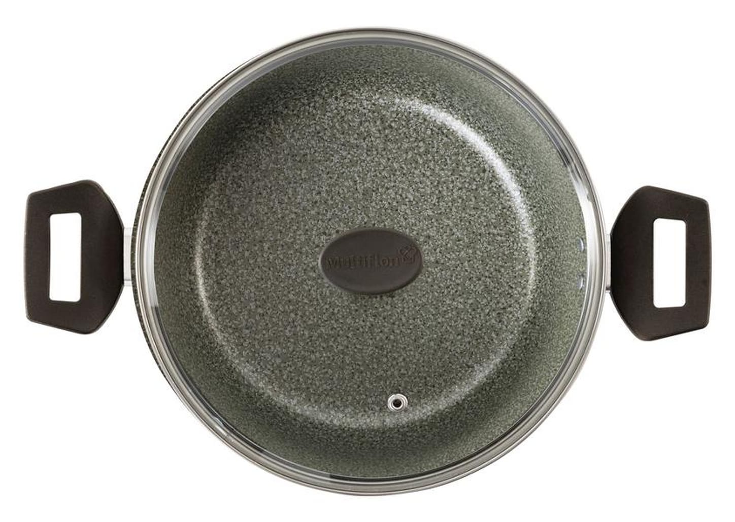 Caçarola Multiflon Antiaderente de Alumínio 24cm 5L Verde Ekó