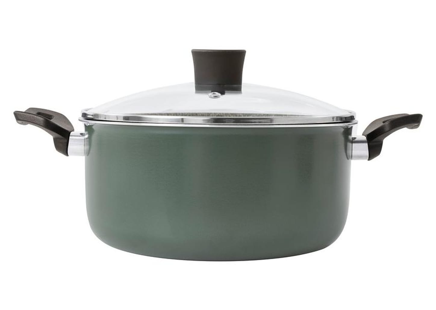 Caçarola Multiflon Antiaderente de Alumínio 22cm 3,9L Verde Ekó