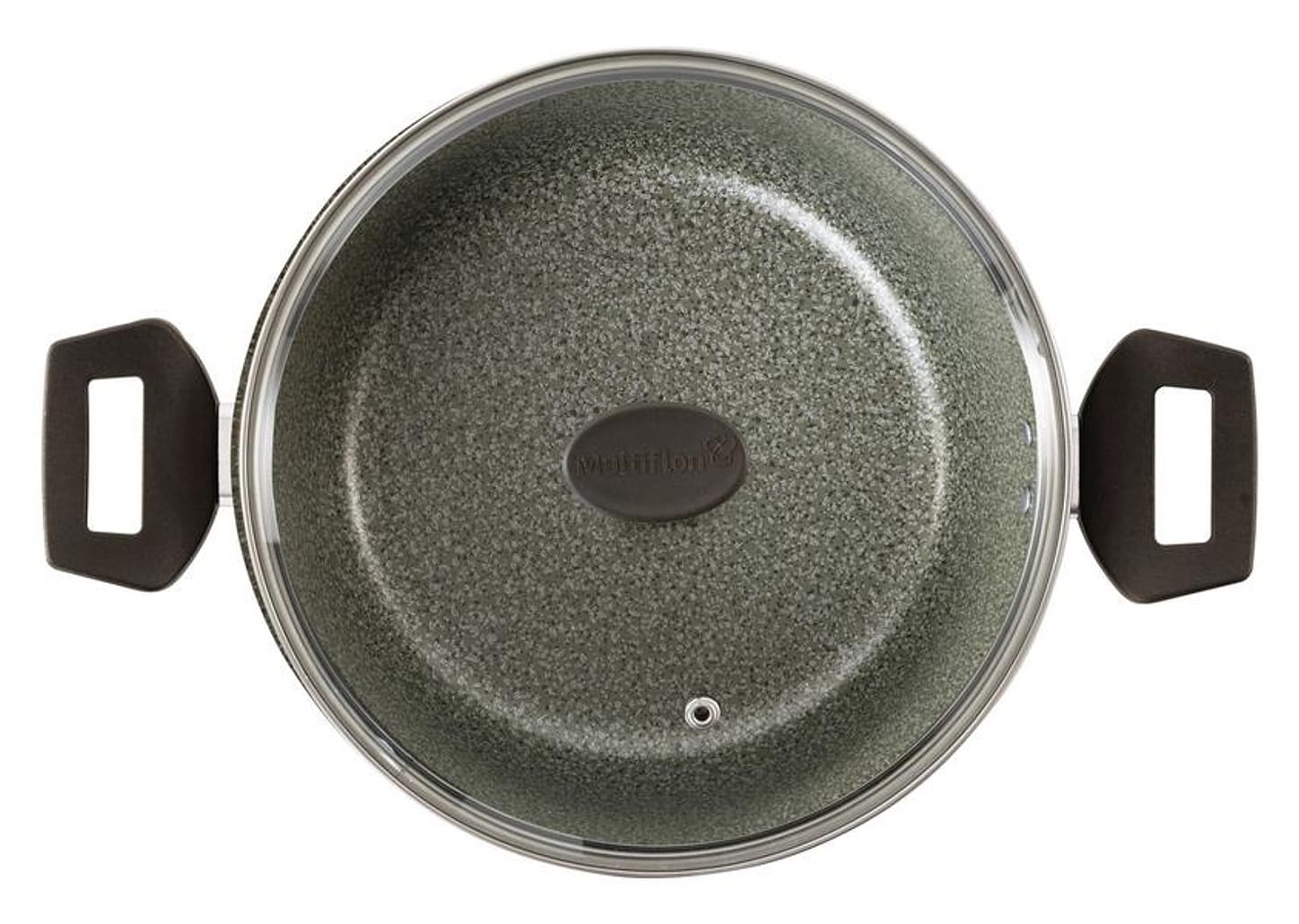 Caçarola Multiflon Antiaderente de Alumínio 20cm 2,7L Verde Ekó