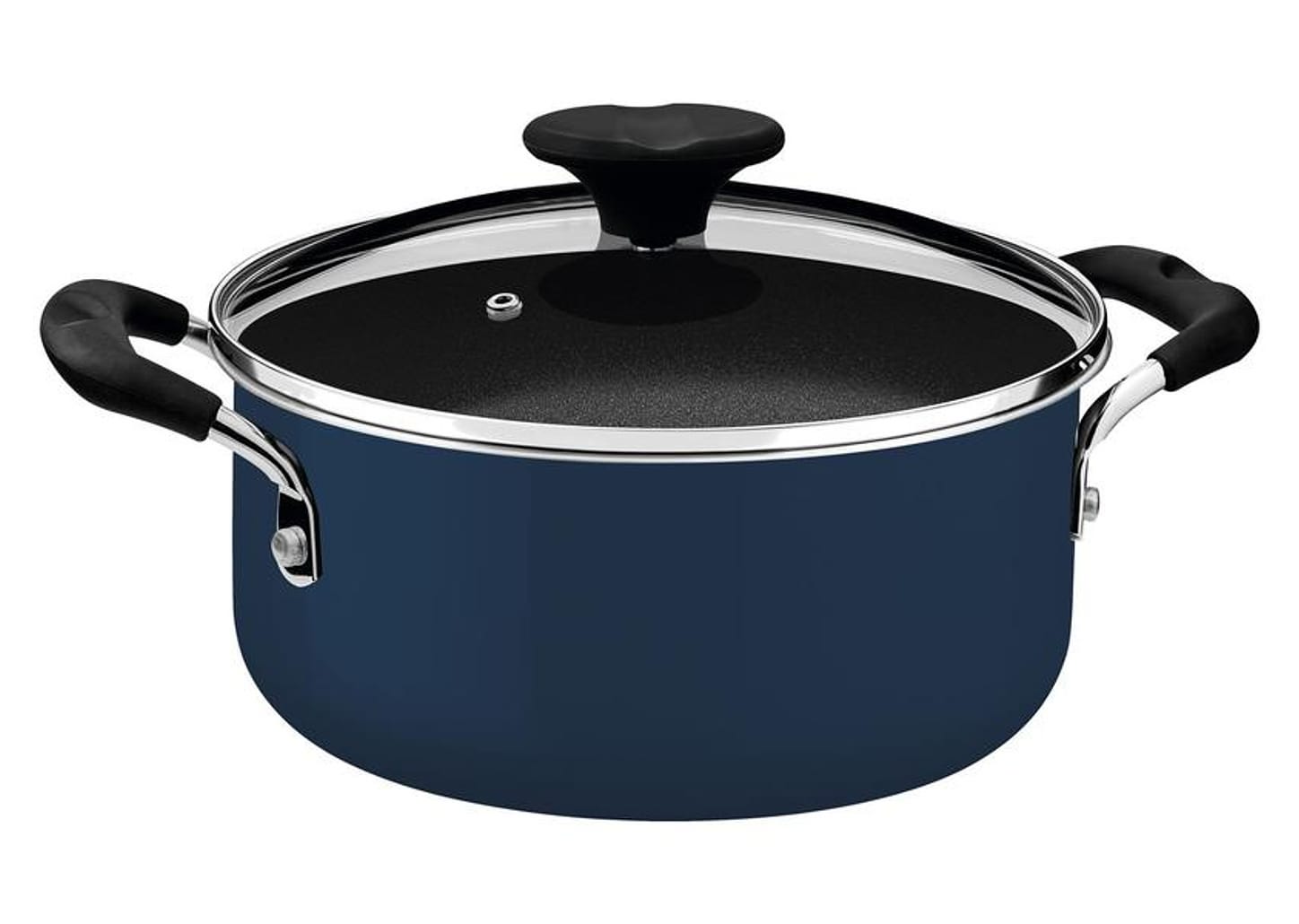 Jogo de Panelas Tramontina Antiaderente de Alumínio Azul Mediterrâneo 5 peças Tunis