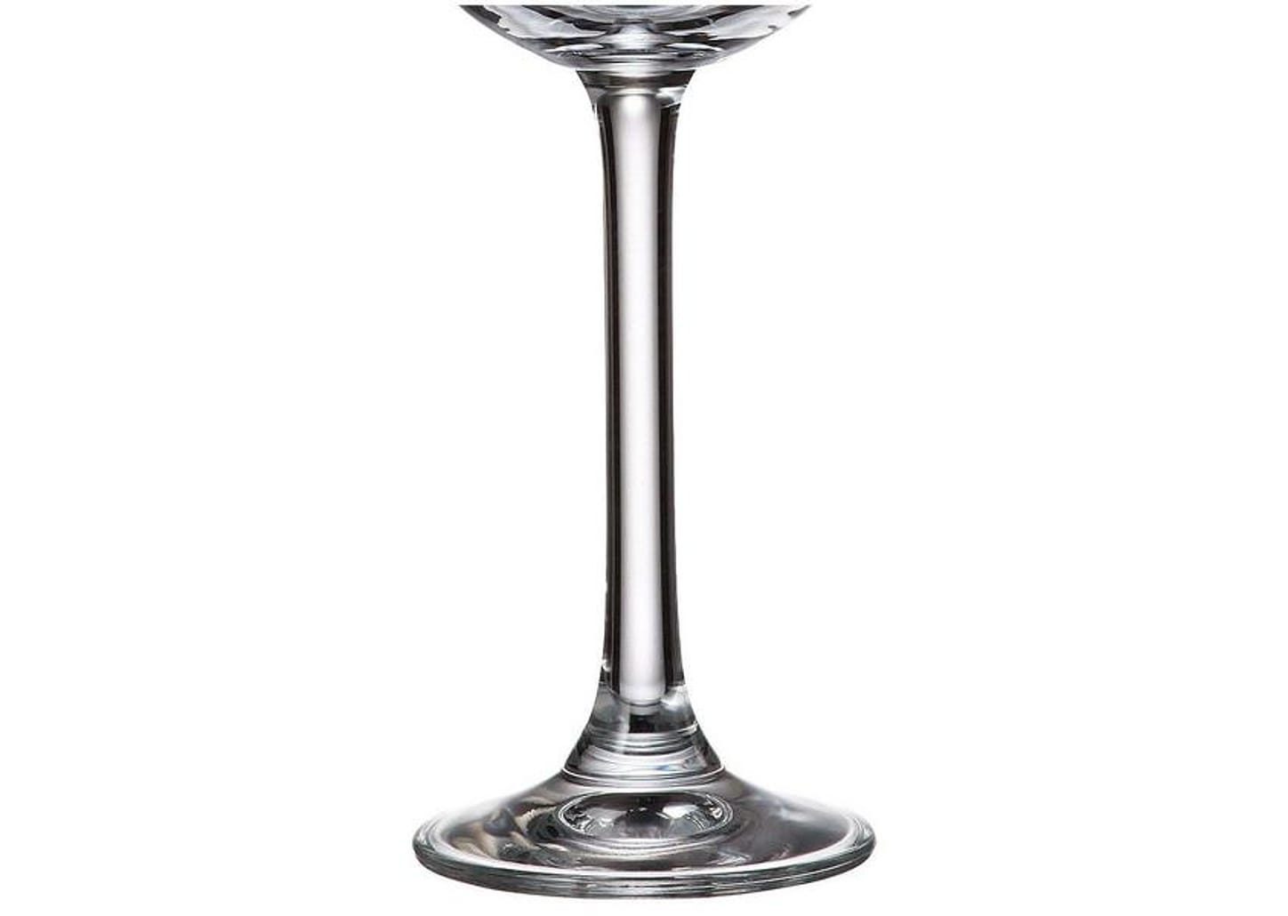 Jogo de Taças para Vinho Cristal 85ml 6 Peças Bohemia Gastro Grappa