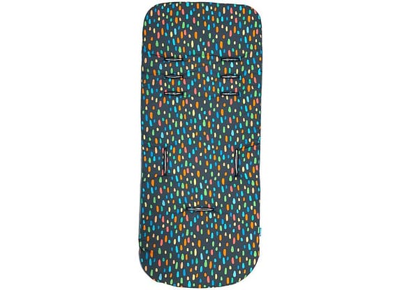 Almofada para Carrinho de Bebê Drops Buba Preto