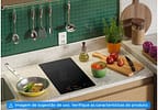 Cooktop 2 Bocas Indução Brastemp Vitrocerâmica Touch com Timer Preto Acendimento Automático BDJ31AE